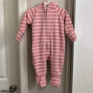 Old navy baby fleece winter onesie